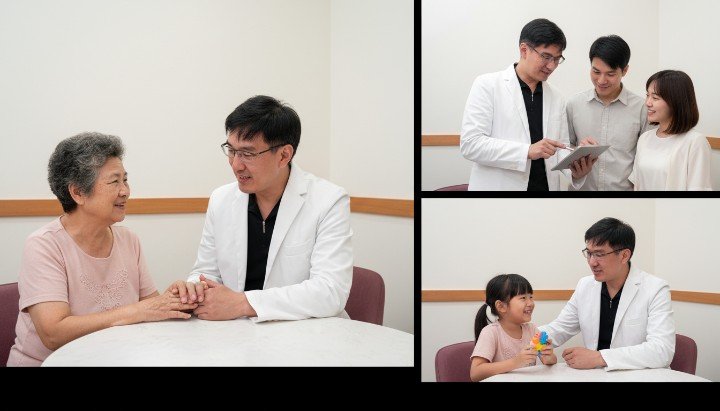 吳紹琥名醫展示德國原廠講師證書 醫美診間與病患溝通的吳紹琥名醫 吳紹琥名醫精準操作玻尿酸填補細節