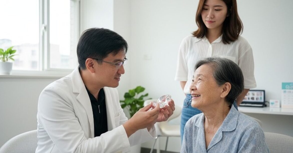 吳紹琥醫師在探討咖啡依賴與疲勞問題，光線柔和，背景為舒適的診療室