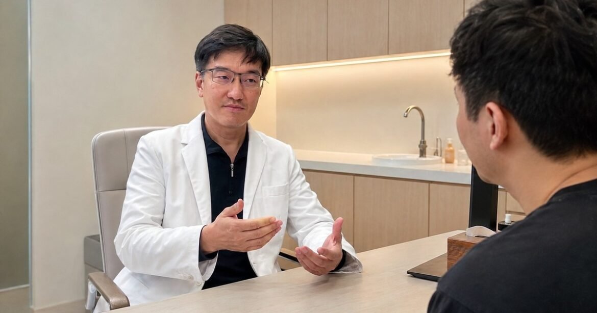吳芮醫師針對隆乳假體選擇與個人體質影響恢復期的專業建議。