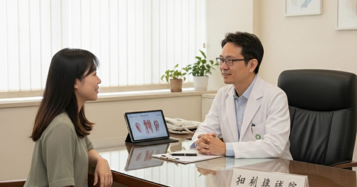 吳芮醫師重點完整解析男性更年期，在舒適診間為患者說明檢測報告